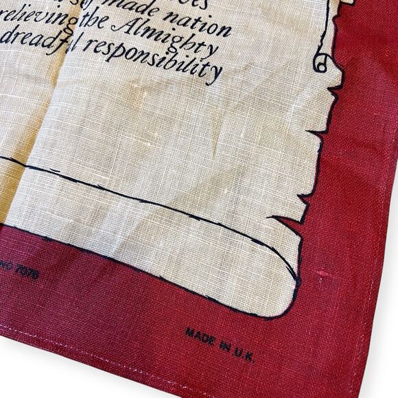 VTG As Others See Us Poem Linen Tea Towel UK Scots Welsh Irish English Wall Art - Picture 3 of 3